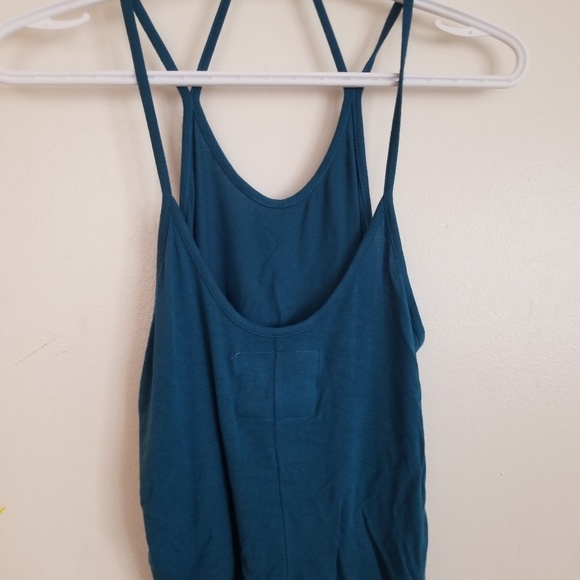 Strappy Blue Tank Top - Picture 2 of 2